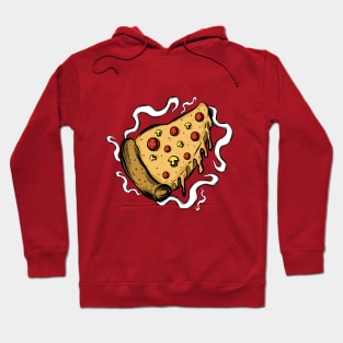 melted mozzarella pizza Hoodie